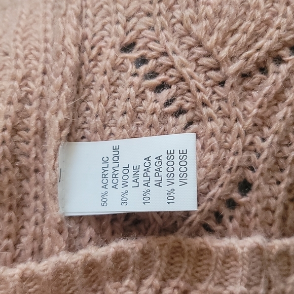 Belina Pullover Longsleeve Knit Sweater Size L in Pale Pink - Picture 9 of 11